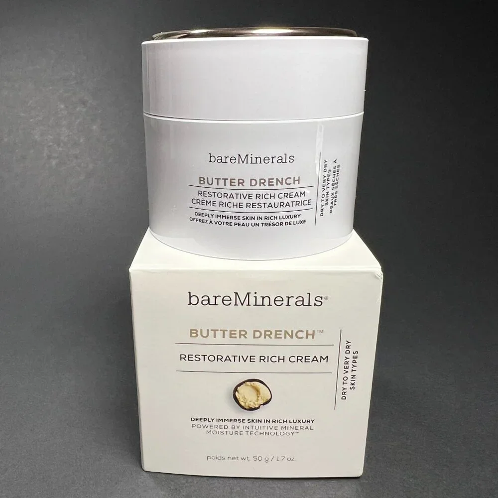 bareMinerals Butter Drench Restorative Rich Cream Full Regular Size 1.7 oz